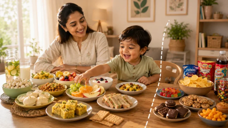 Healthy Snacks vs Junk Food: How Food Choices Affect Toddlers